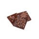 Carré aux éclats de fèves de cacao noir