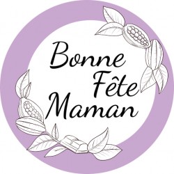Etiquette Bonne fête Maman
