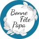 Etiquette Bonne fête Papa