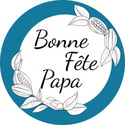 Etiquette Bonne fête Papa