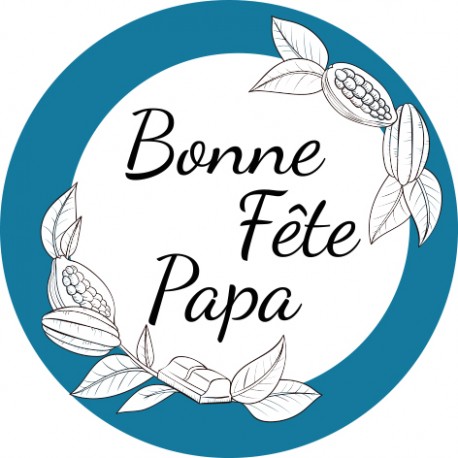 Etiquette Bonne fête Papa