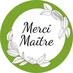 Etiquette Merci Maître