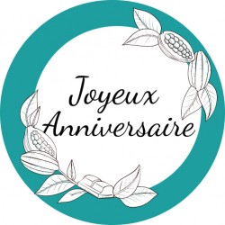Etiquette Joyeux Anniversaire
