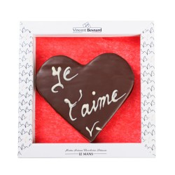 Coeur Guimauve "Je t'aime" Noir