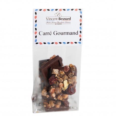 Carré gourmand noir