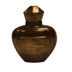 Bouteille de parfum Noir bronzée